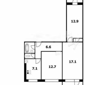Сдается Многокомнатная квартира, 62 м²