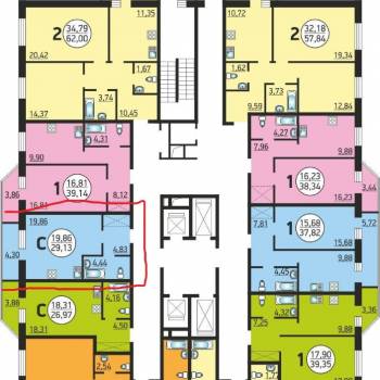 Сдается 1-комнатная квартира, 28,8 м²