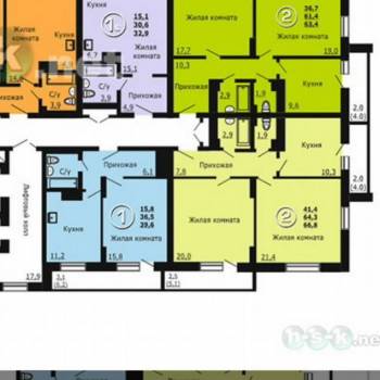 Продается 2-х комнатная квартира, 75 м²