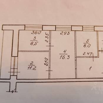 Продается Многокомнатная квартира, 60,9 м²