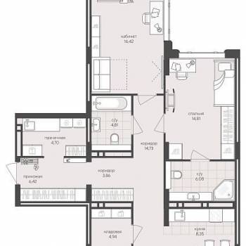 Продается 3-х комнатная квартира, 110 м²
