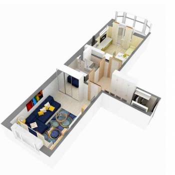 Продается 1-комнатная квартира, 48,9 м²