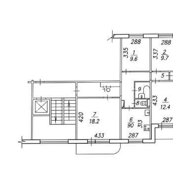 Продается Многокомнатная квартира, 77,8 м²