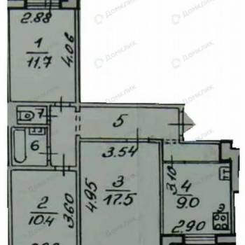 Продается 3-х комнатная квартира, 64,7 м²