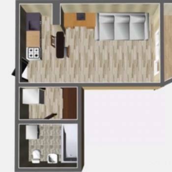 Продается 1-комнатная квартира, 25 м²