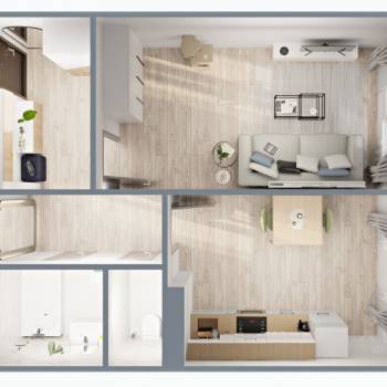 Продается 1-комнатная квартира, 48,7 м²