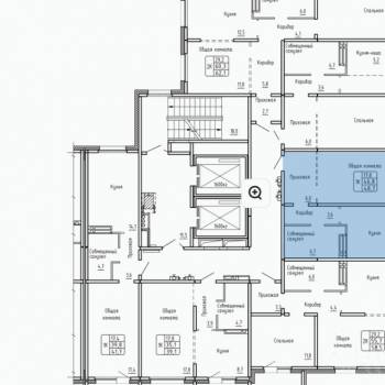Продается 1-комнатная квартира, 48,7 м²