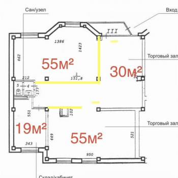 Сдается Нежилое помещение, 65 м²
