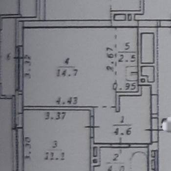 Продается 2-х комнатная квартира, 37 м²