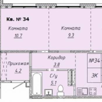Сдается Многокомнатная квартира, 59 м²