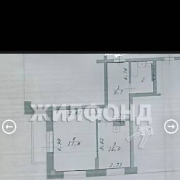 Продается 1-комнатная квартира, 43,1 м²