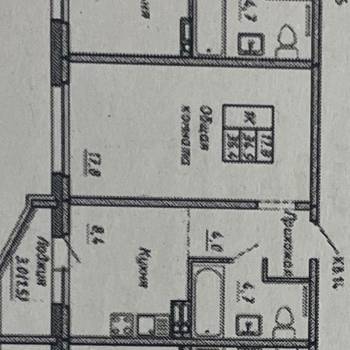 Продается 1-комнатная квартира, 36,4 м²