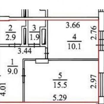 Продается 1-комнатная квартира, 32 м²