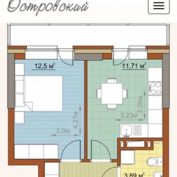 Сдается 1-комнатная квартира, 32 м²