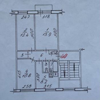 Продается 3-х комнатная квартира, 58,7 м²