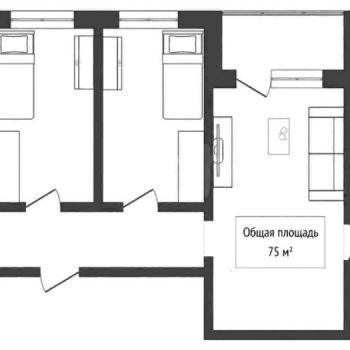Продается Многокомнатная квартира, 75 м²