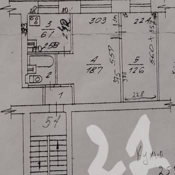 Сдается 2-х комнатная квартира, 43 м²