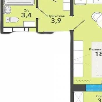 Сдается 1-комнатная квартира, 29 м²