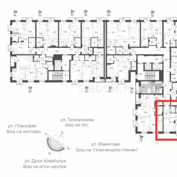 Продается 3-х комнатная квартира, 62,1 м²