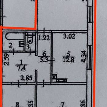 Продается 3-х комнатная квартира, 86 м²
