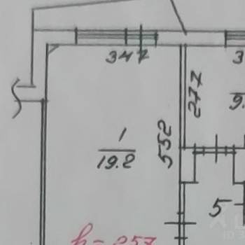 Продается 1-комнатная квартира, 38,2 м²