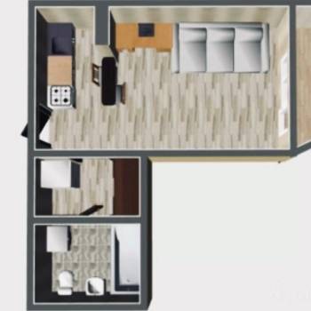 Продается 1-комнатная квартира, 25 м²