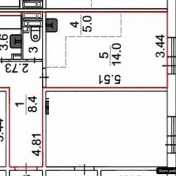 Продается 1-комнатная квартира, 34 м²