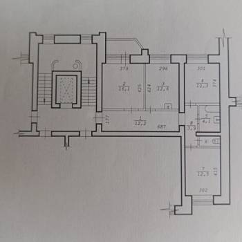 Продается 3-х комнатная квартира, 74,3 м²
