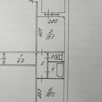 Продается 1-комнатная квартира, 35,7 м²