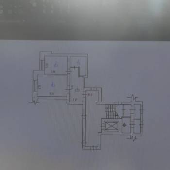 Продается 1-комнатная квартира, 52 м²