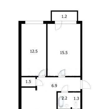 Продается 3-х комнатная квартира, 58,5 м²