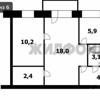 Сдается 2-х комнатная квартира, 44,2 м²