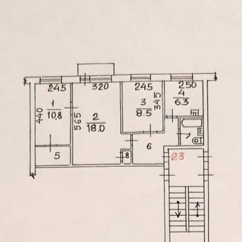 Продается 1-комнатная квартира, 60 м²