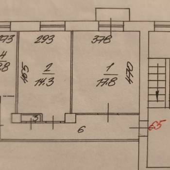 Сдается 2-х комнатная квартира, 59,5 м²