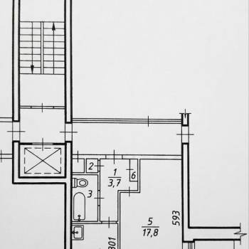 Продается 1-комнатная квартира, 32 м²