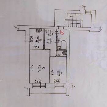 Продается 2-х комнатная квартира, 47,6 м²