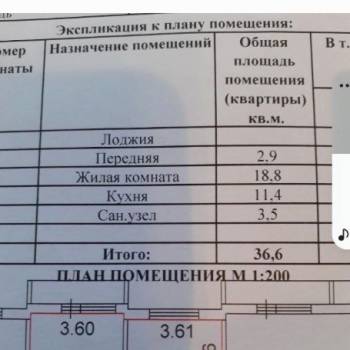 Сдается 1-комнатная квартира, 37 м²