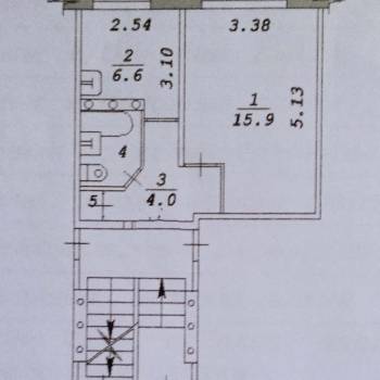 Продается 1-комнатная квартира, 30 м²