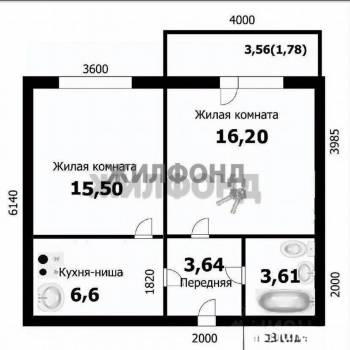 Продается 2-х комнатная квартира, 45 м²