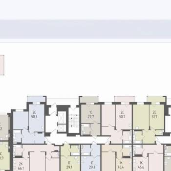 Продается 2-х комнатная квартира, 52,4 м²