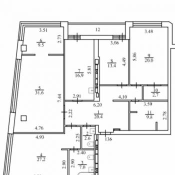Продается Многокомнатная квартира, 161 м²