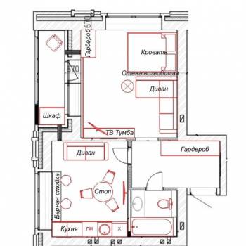 Продается 1-комнатная квартира, 40 м²