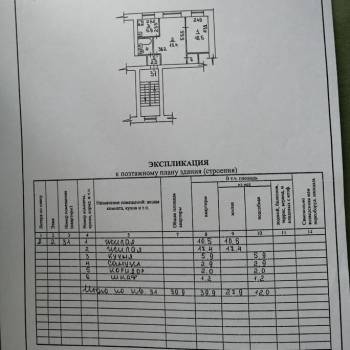 Продается 2-х комнатная квартира, 39,9 м²