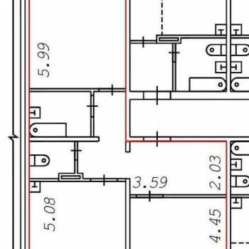 Продается 2-х комнатная квартира, 73,4 м²