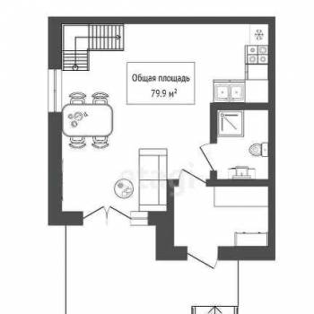 Продается 3-х комнатная квартира, 79,9 м²