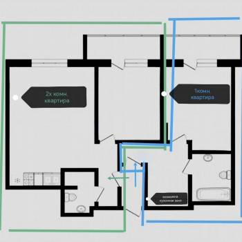 Продается 3-х комнатная квартира, 60 м²