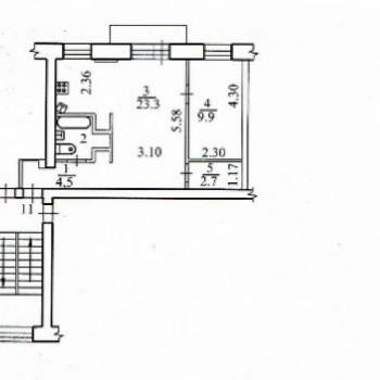 Сдается 2-х комнатная квартира, 43 м²
