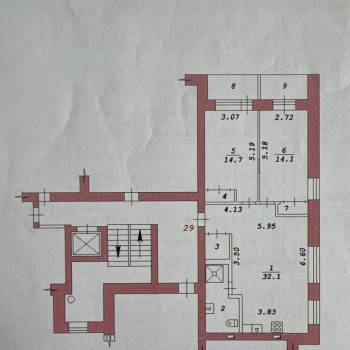 Продается 3-х комнатная квартира, 71,8 м²