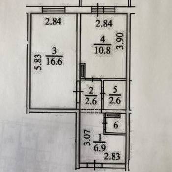 Продается 1-комнатная квартира, 41 м²