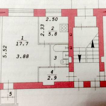 Продается 1-комнатная квартира, 30,4 м²